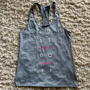 Grey Nike "Just Do It" Tank Top